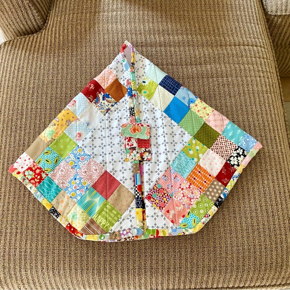 Girl’s Poncho Hug Wrap Handmade NEW